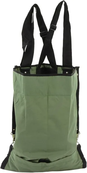 Fruit Picking Bag Large Harvesting And Gathering Bag Green Double Buckle 600D Oxford Cloth Harvest Fruit Vegetable Picking Bag Garden Apron for Outdoor Orchard Farm