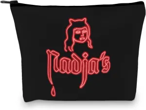G2TUP WWDITS Inspired Gift WWDITS Vampire Nightclub Makeup Bag Nadja's Cosmetic Bag Nadja Vampire Gift Shadows Nadja's Night Club Zipper Travel Bag (Nadja's White Bag)