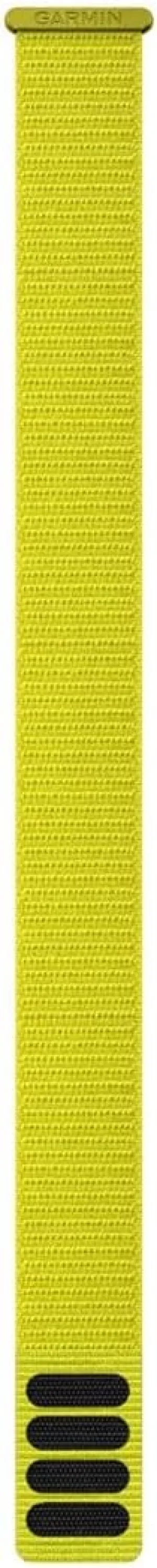 Garmin 22mm, UltraFit 2, Nylon Band AMP Yellow