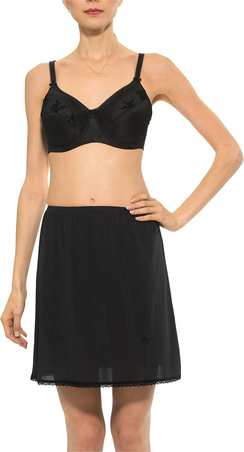 Gemsli Women's Non-Cling Nylon Half Slip HK300