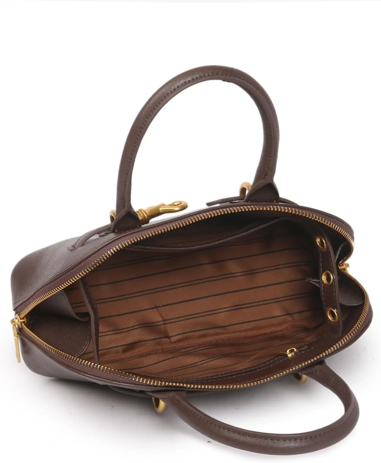 Genuine Leather Crossbody Bag for Women with Top Handle, Small Shoulder Tote Handbag, Designer Satchel Purse for Everyday Use