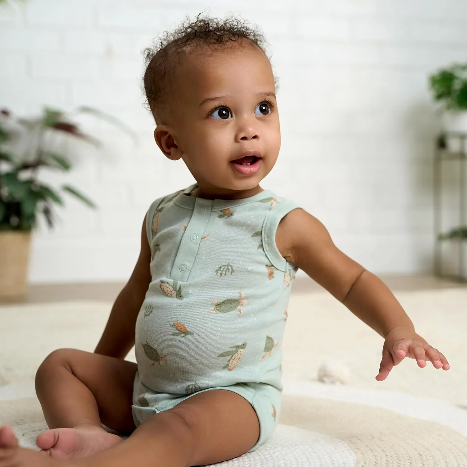 Gerber Baby Boys' Multi-pack Sleeveless Onesies Bodysuit
