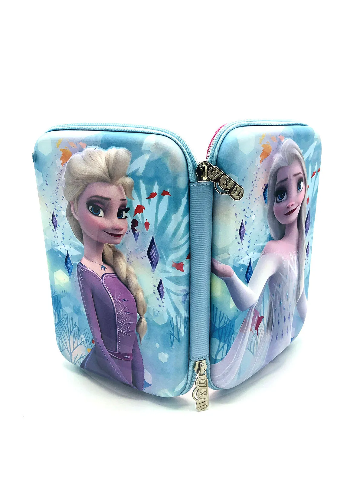Girls Pencil Case 3D Frozen Style Multi functional Pouch Large Capacity