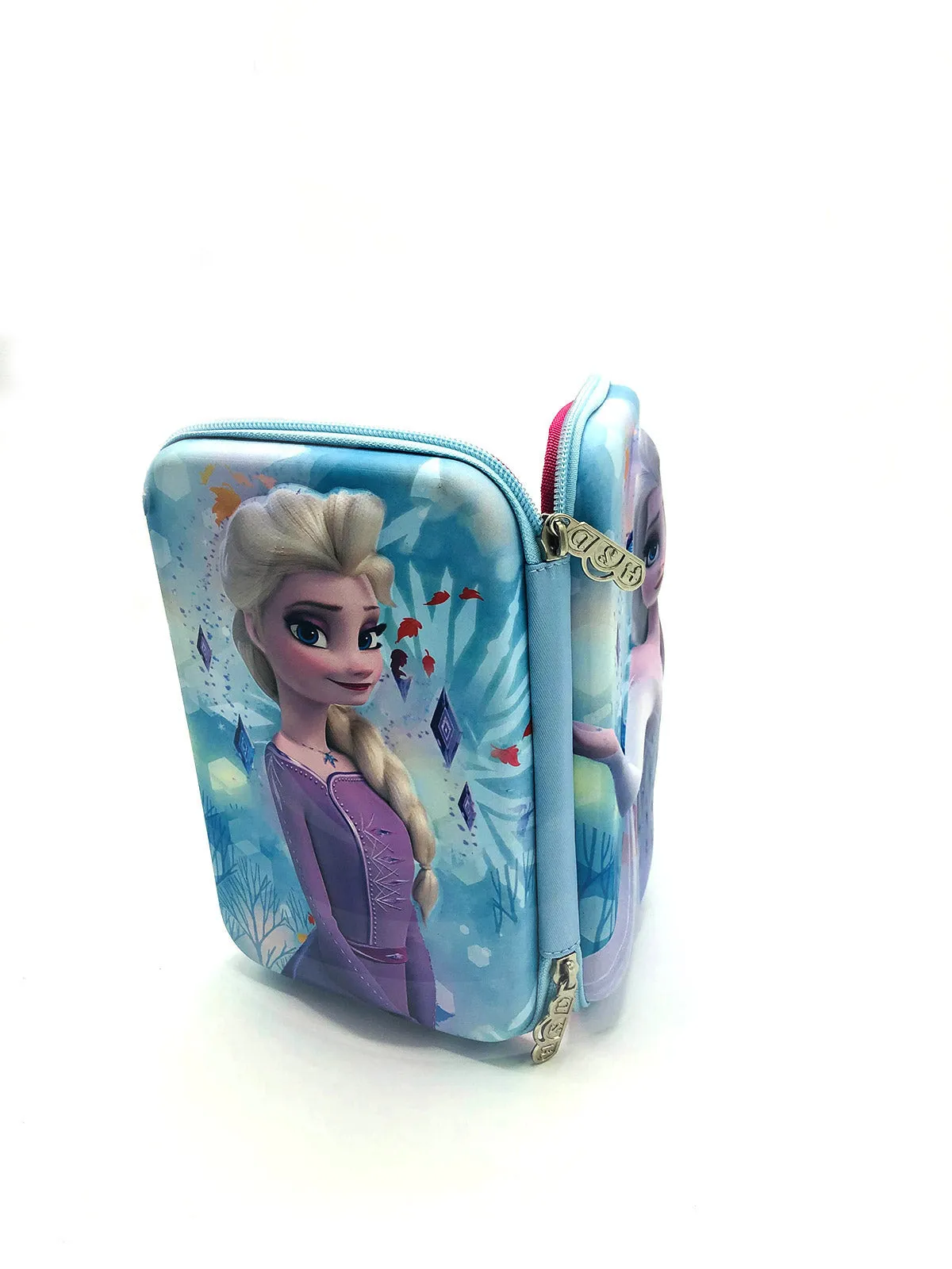 Girls Pencil Case 3D Frozen Style Multi functional Pouch Large Capacity