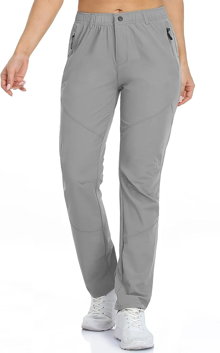 Golf Pants Women 27''/29''/31'' Lightweight Travel Pants for Ladies Quick Dry Nylon Outdoor Hiking Slacks