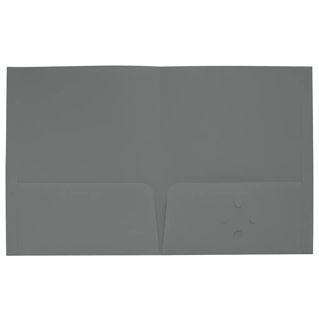 Good Value Gray Linen Paper Folder