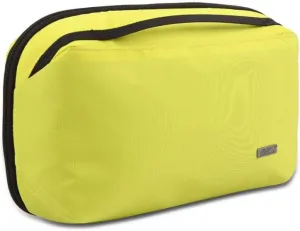 GOX Travel Toiletry Bag For Men, Dry Wet Separate Travel Toiletry Bag, Dopp Kit Case For Travel, Cosmetics Organizer Pouch (Lemon Lime)