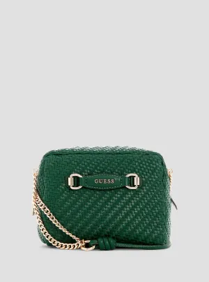 Green Francy Camera Crossbody Bag