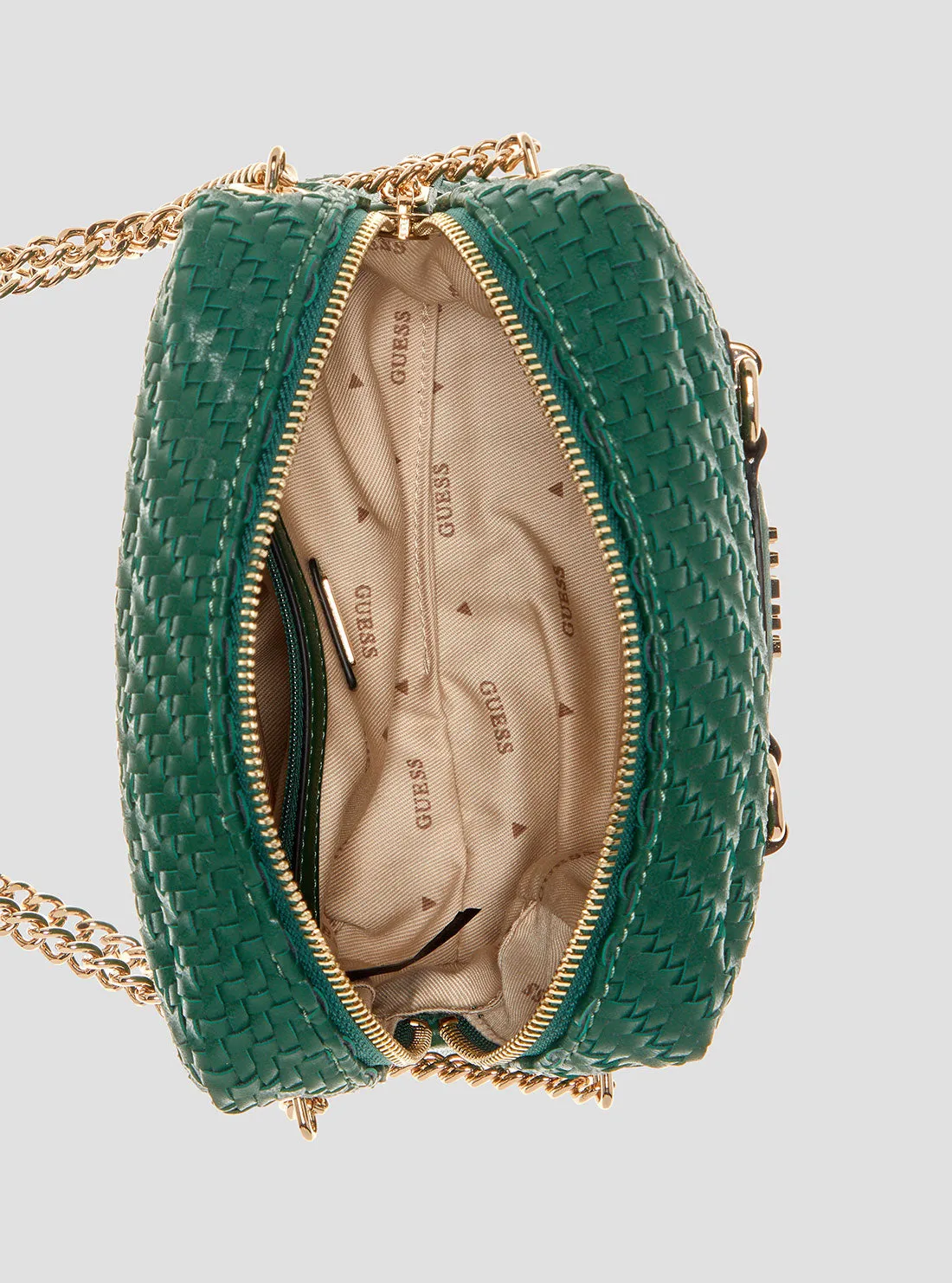 Green Francy Camera Crossbody Bag