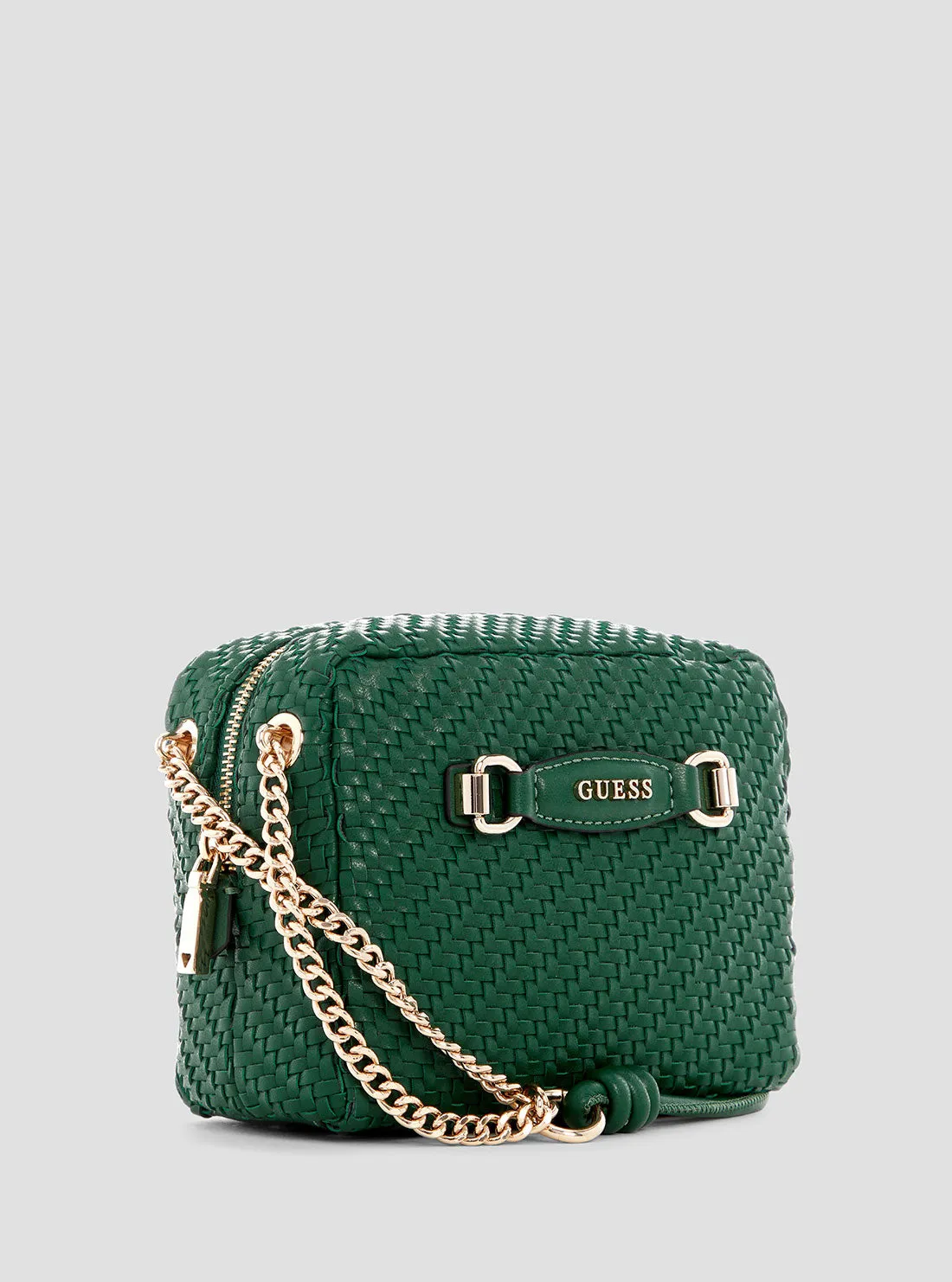 Green Francy Camera Crossbody Bag