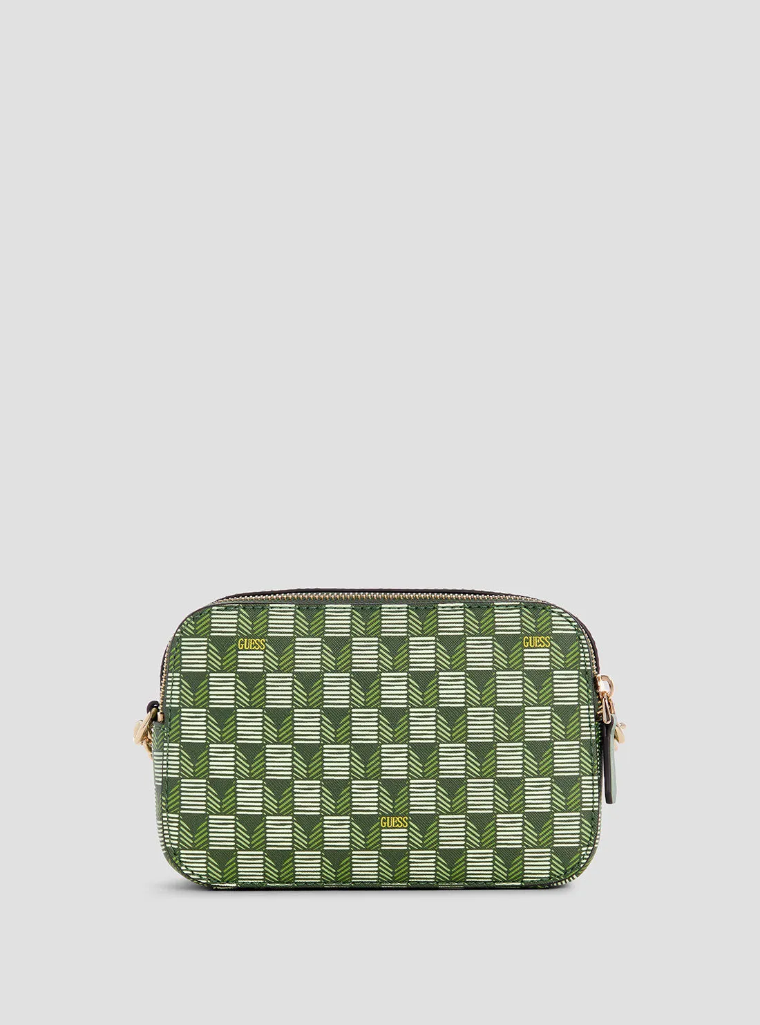 Green Logo G Wave Crossbody Camera Bag