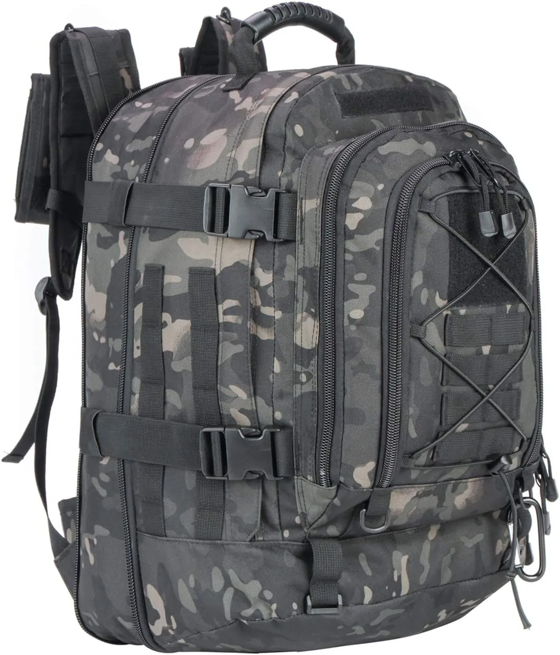Greencity 3 Day Tactical Backpack Large Capacity Army Molle Bag Expandable Hiking Camping Hunting