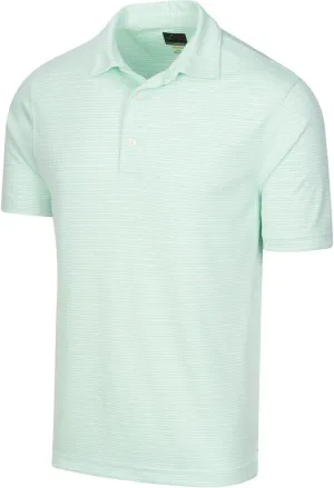 Greg Norman Protek Micro Stripe Polo, Mint, Extra Large