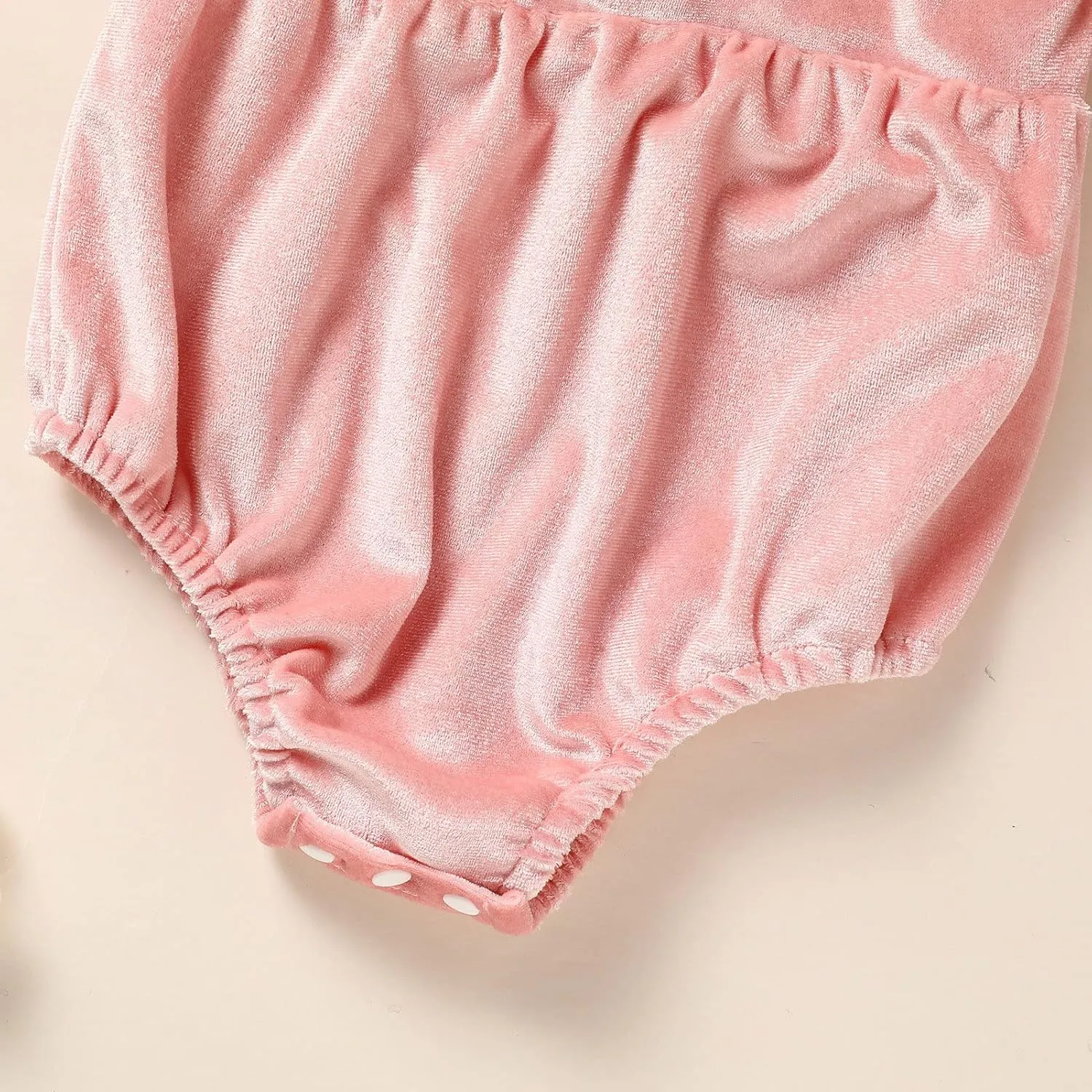 GRNSHTS Baby Girl First Birthday Clothes Velvet One Year Old Romper Long Sleeve Bodysuit Headband 2Pcs Cake Smash Outfits