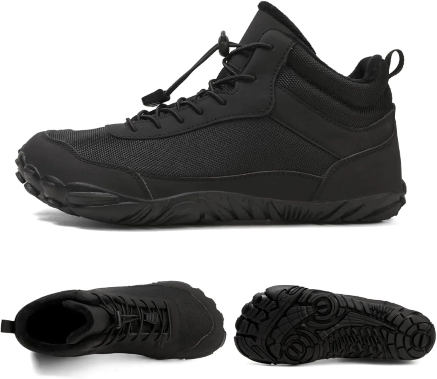 Grounded Winter Footwear for Women, Hike Winter Footwear Barefoot Womens,Wide Toe Box Shoes Waterproof Boots Sneakers