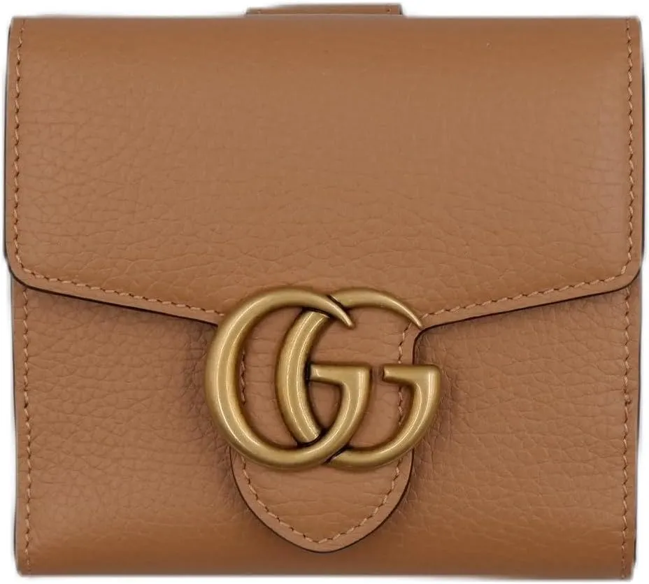 Gucci GG Marmont Bi Fold Wallet (Beige)