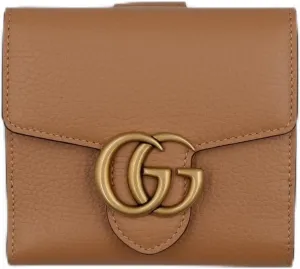 Gucci GG Marmont Bi Fold Wallet (Beige)