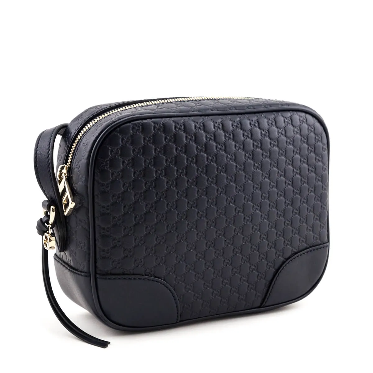 Gucci Navy Soft Microguccissima Mini Bree Messenger Bag