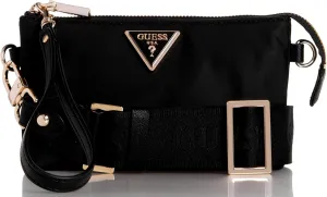 GUESS Latona Mini Triple Compartment Top Zip, Black