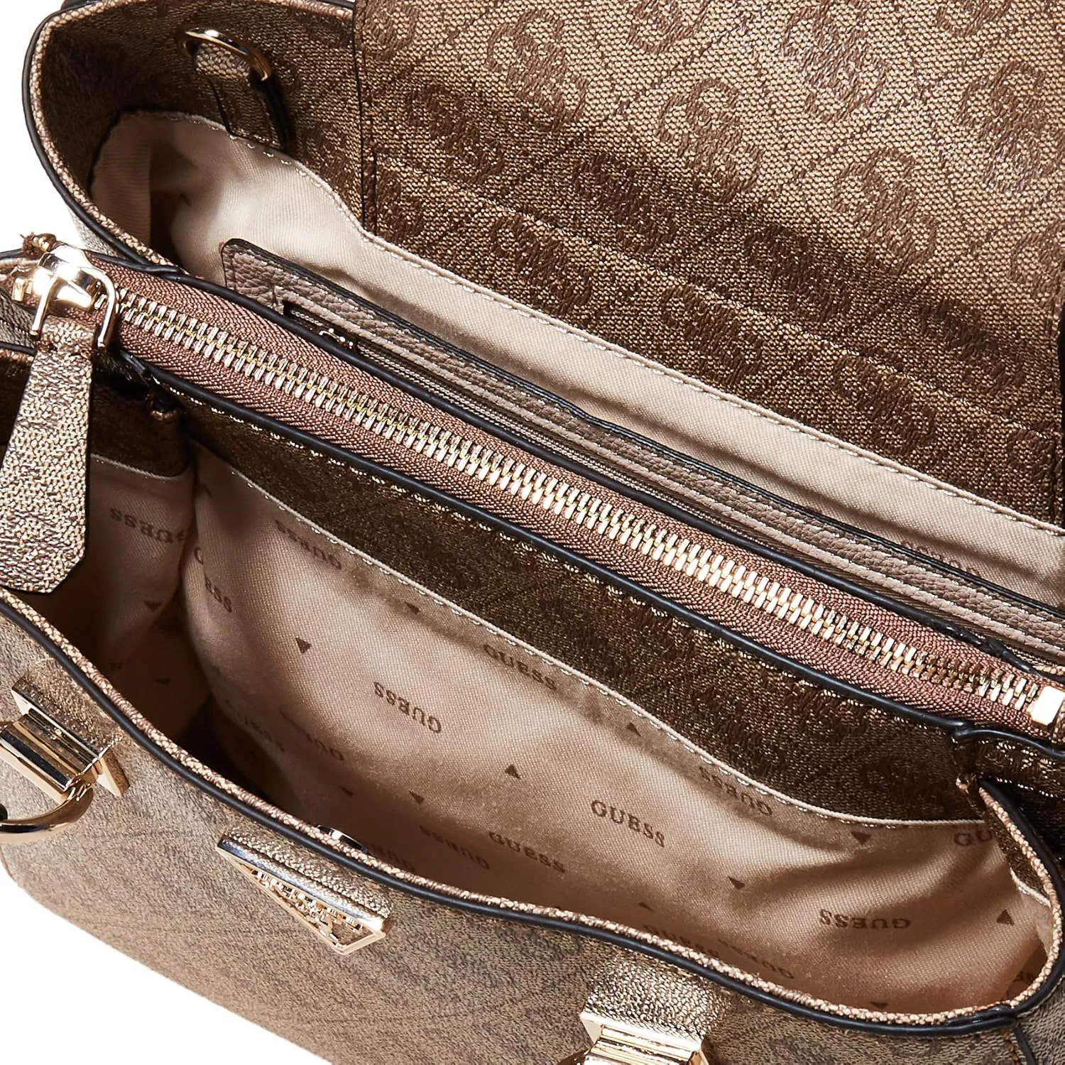 GUESS Noelle Girlfriend Satchel, Brown