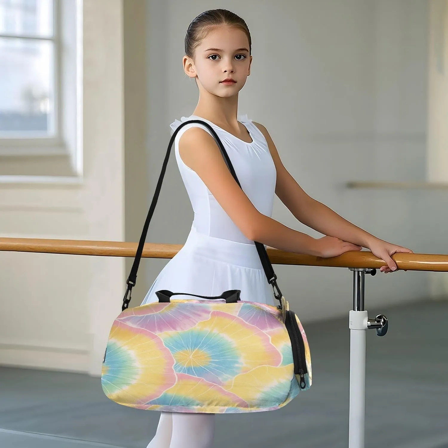GuoChe Anti Theft Crossbody Bag with Shoes Compartment Trendy Over Shoulder Purse for Go shopping