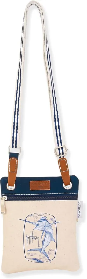 Guy Harvey Juliet Small Crossbody Bag, Leather Accents
