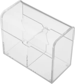 Happyyami Acrylic Story Card Storage Box Versatile Organizer for Boys and Girls' Flashcards Display Case 12 * 10 * 6cm