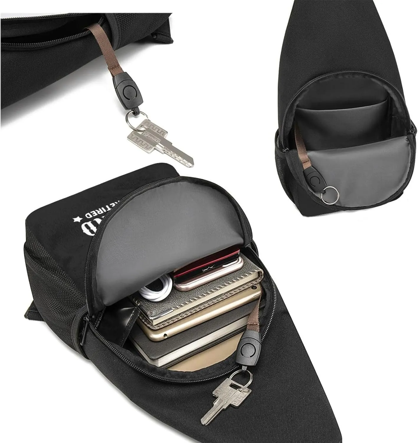 He Legend Has Retired Unisex Chest Bag Lightweight Crossbody Shoulder Bag Travel Pocket