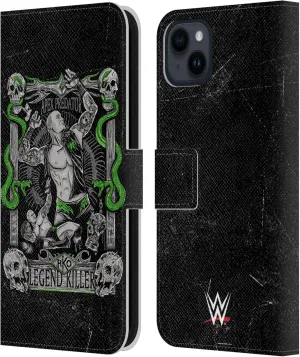 Head Case Designs Officially Licensed WWE Poster Art Randy Orton Leather Book Wallet Case Cover Compatible with Apple iPhone 15 Plus