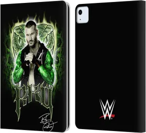 Head Case Designs Officially Licensed WWE RKO Image Randy Orton Leather Book Wallet Case Cover Compatible with Apple iPad Air 2020/2022