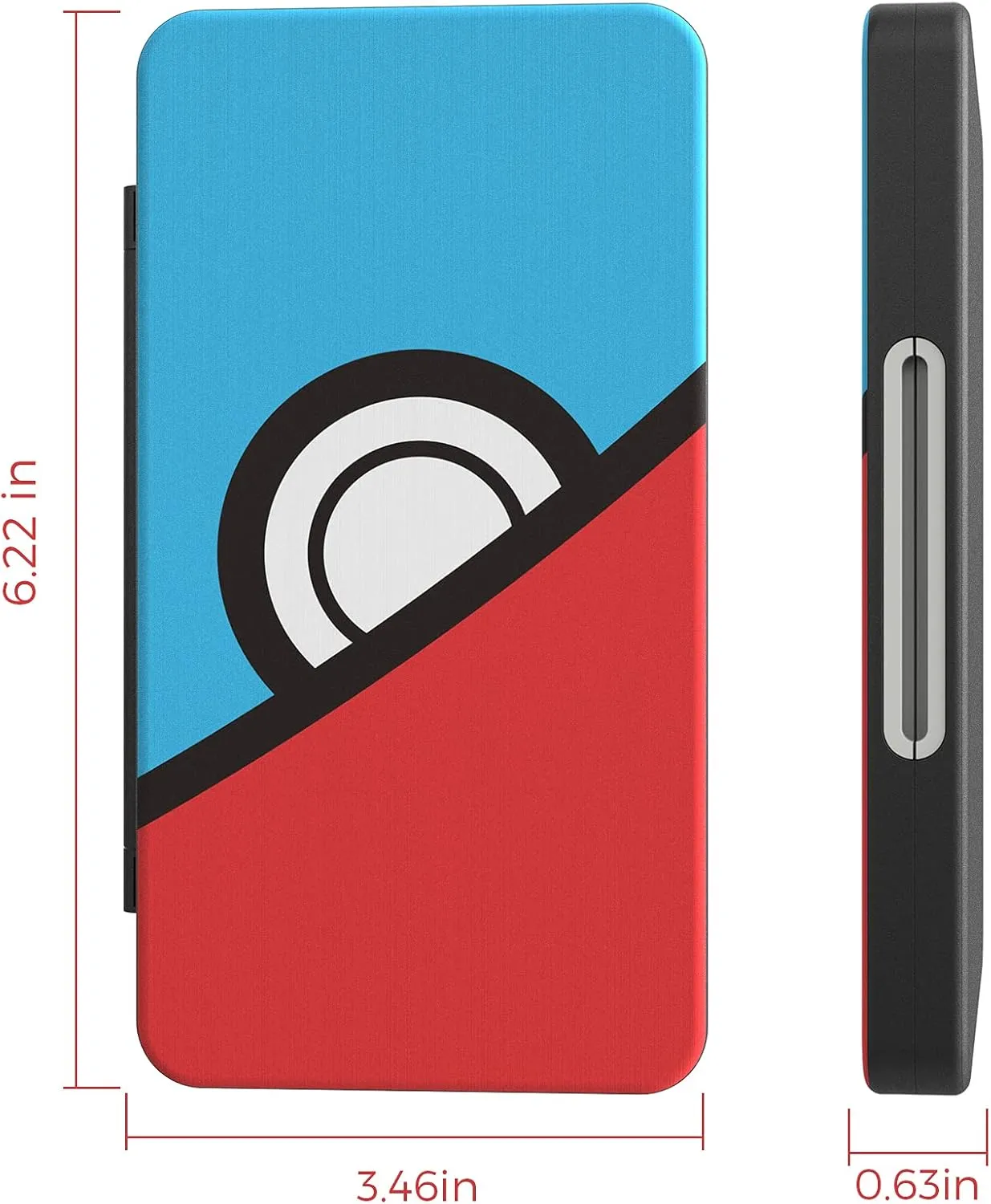 HEIYING Switch Game Card Case for Nintendo Switch & OLED & Lite,Custom Pattern Memory Storage Holder with 24 Game Card Slots and 24 Micro SD Cards Slots