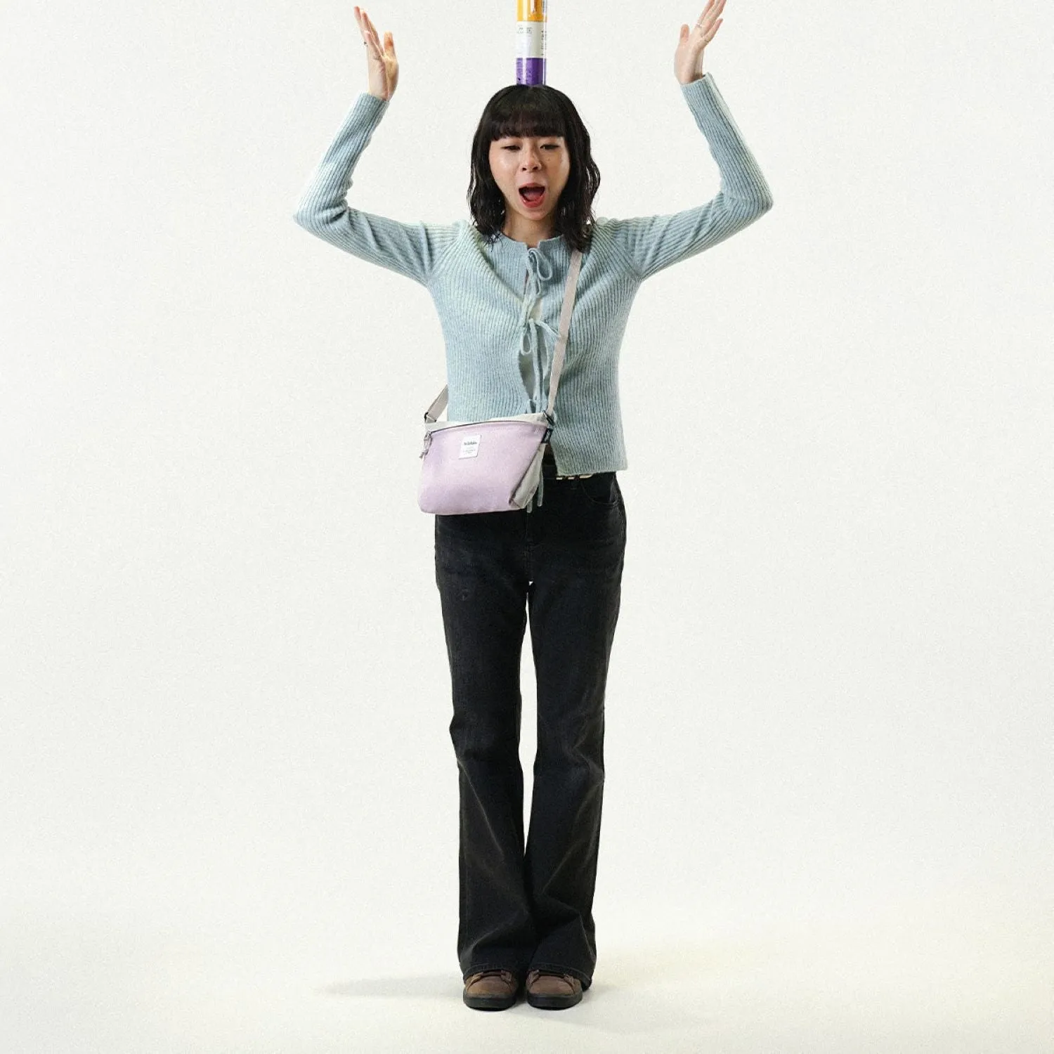 Hellolulu Cana Compact Utility Bag Recycled (Gentle Gray/Soap Purple)