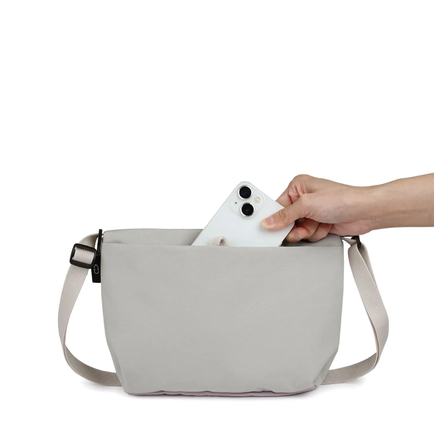 Hellolulu Cana Compact Utility Bag Recycled (Gentle Gray/Soap Purple)