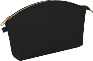 HIFA Leather Makeup Bag, Travel Makeup Bag -Perfect Size, Top Zipper Closure, Lined Inside- Makeup Case, Makeup Organizer Bag