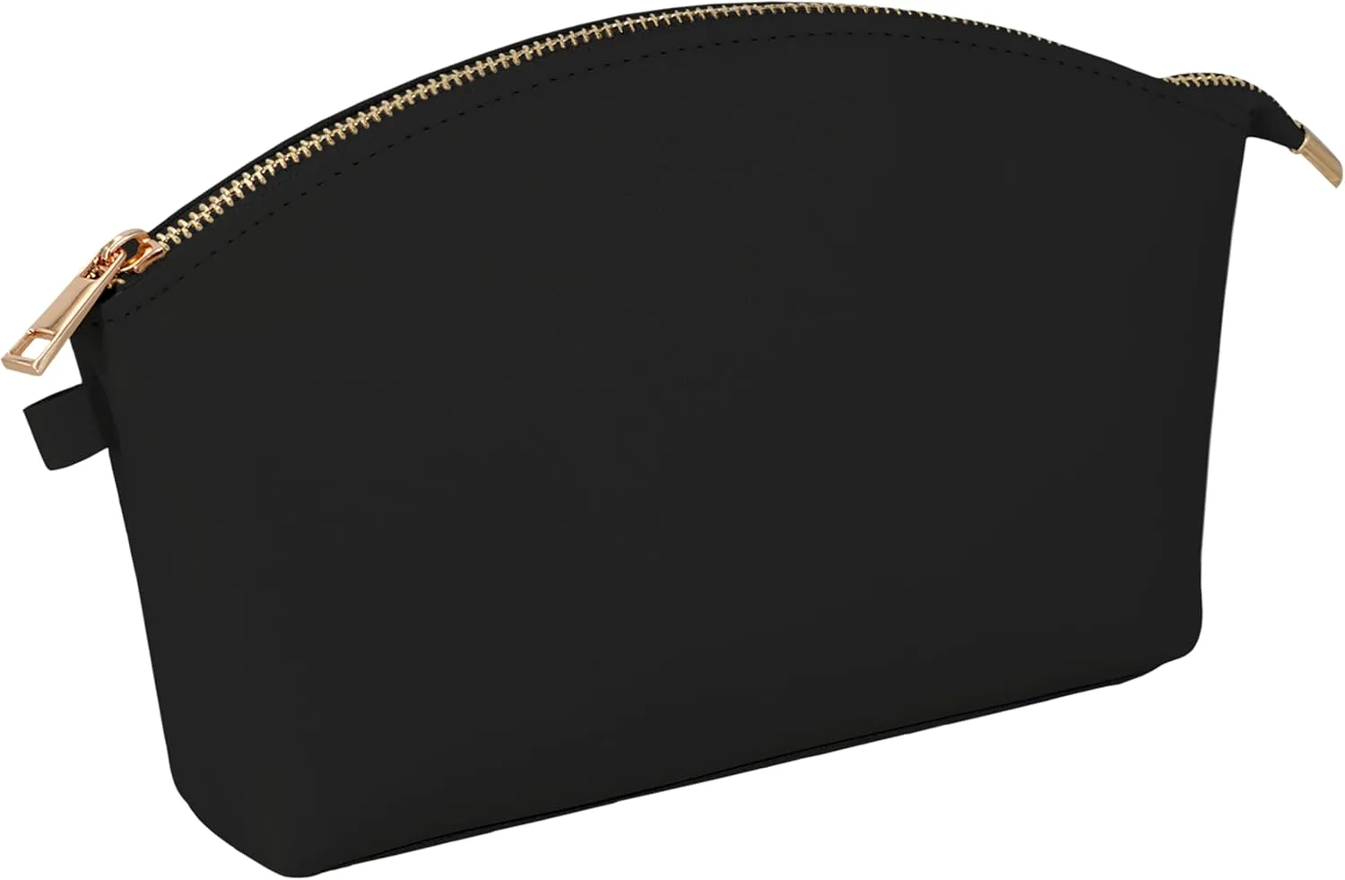 HIFA Leather Makeup Bag, Travel Makeup Bag -Perfect Size, Top Zipper Closure, Lined Inside- Makeup Case, Makeup Organizer Bag
