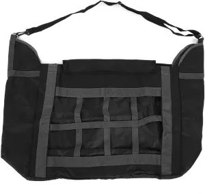 High Capacity 600D Oxford Cloth Bag for Horses, Sturdy Horse Thatch Bag with Lid, Slows Consumption, Reduces Waste, Easy to Hang on Stalls or Fences
