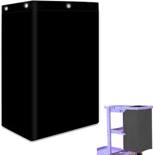 High Capacity Replacement Janitorial Cart Bag, Waterproof, Thickened Housekeeping Cart Cleaning Bag, 16 x 11 x 27 Inches