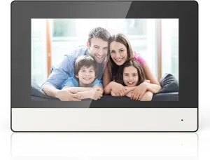 Hik Wired PoE IP Based Video Door Phone/Bell Network Indoor Station 7-inch Colorful TFT Screen, Two-Way Audio, 2.4GHz WiFi, Compatible with Hik-Connect APP(No Doorbell Included) KH6320-WTE1