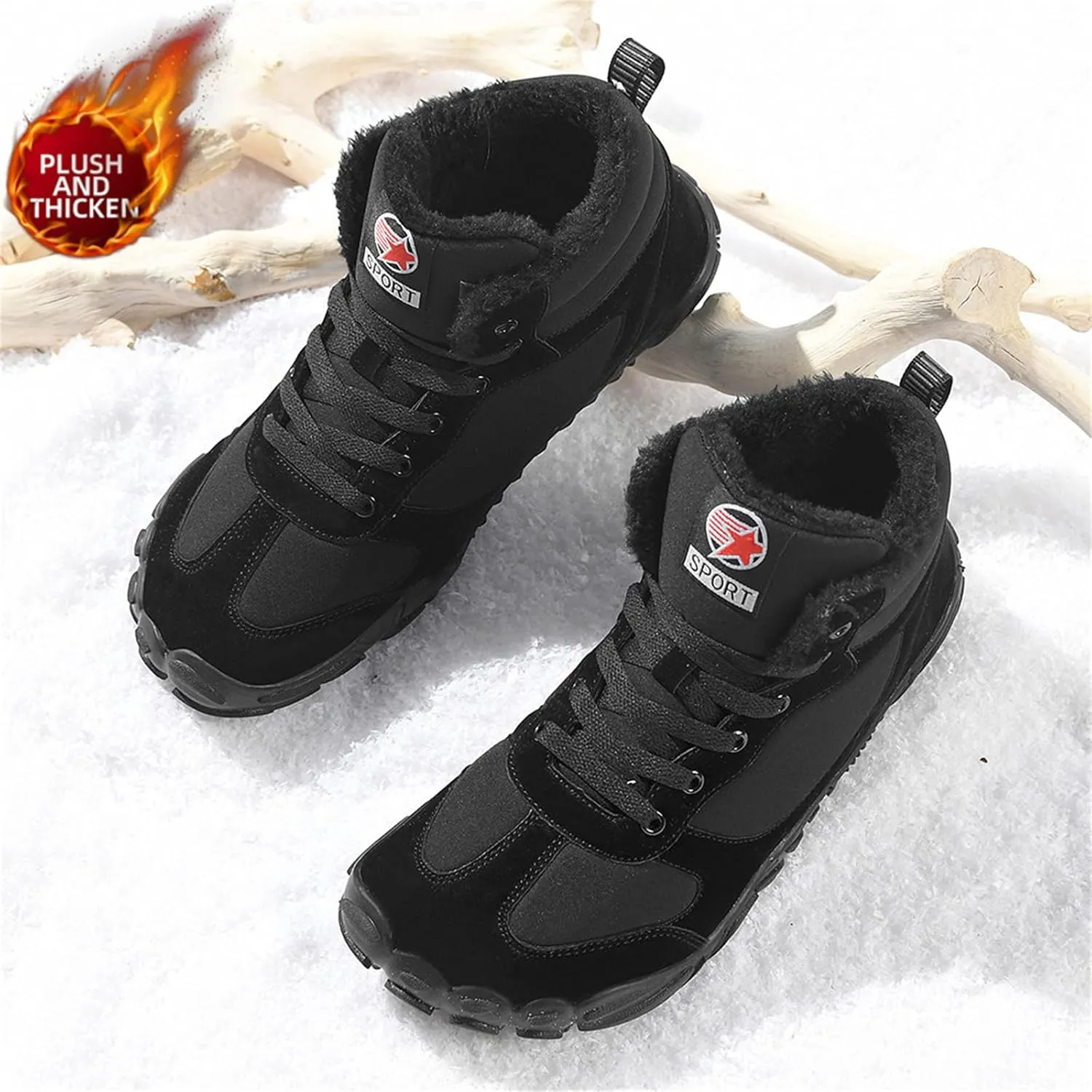 Hike Footwear Waterproof Winter Barefoot Shoes, Walking Hiking Boots for Women Men Trail Running Healthy Non-Slip