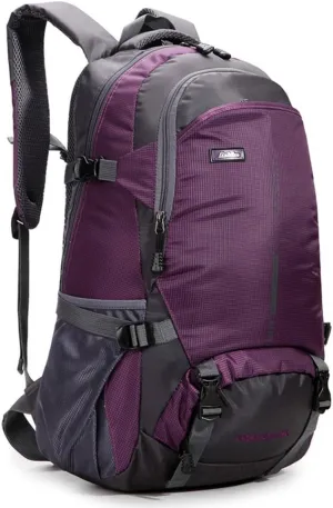Hiking Backpack 45L Waterproof Backpack Outdoor Sport Daypack for Climbing Mountaineering Fishing Travel Cycling