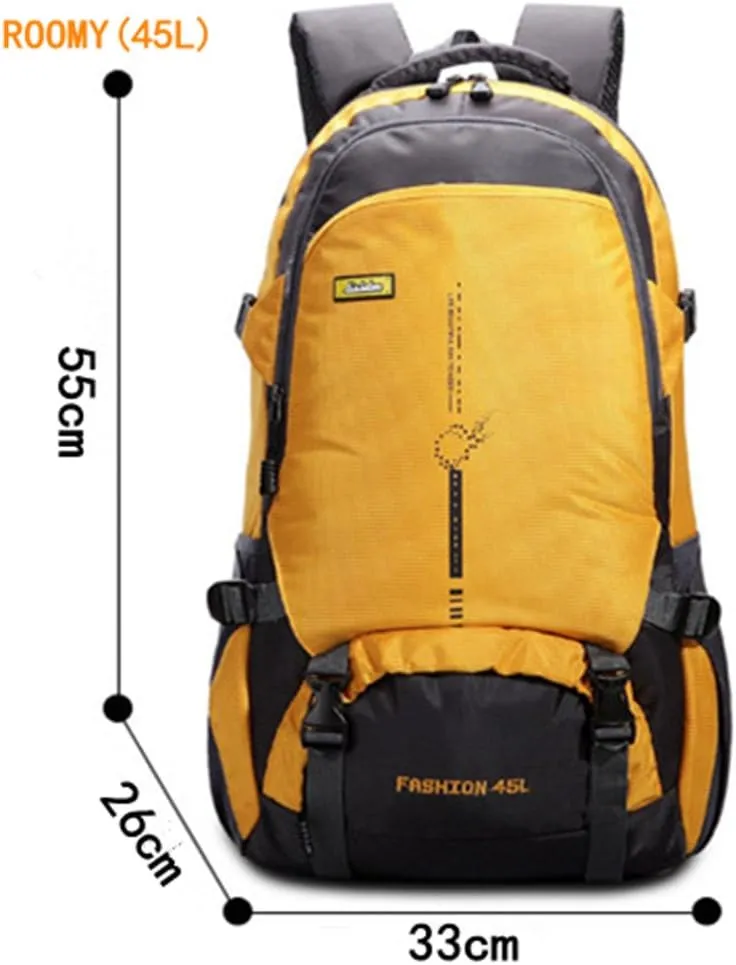 Hiking Backpack 45L Waterproof Backpack Outdoor Sport Daypack for Climbing Mountaineering Fishing Travel Cycling
