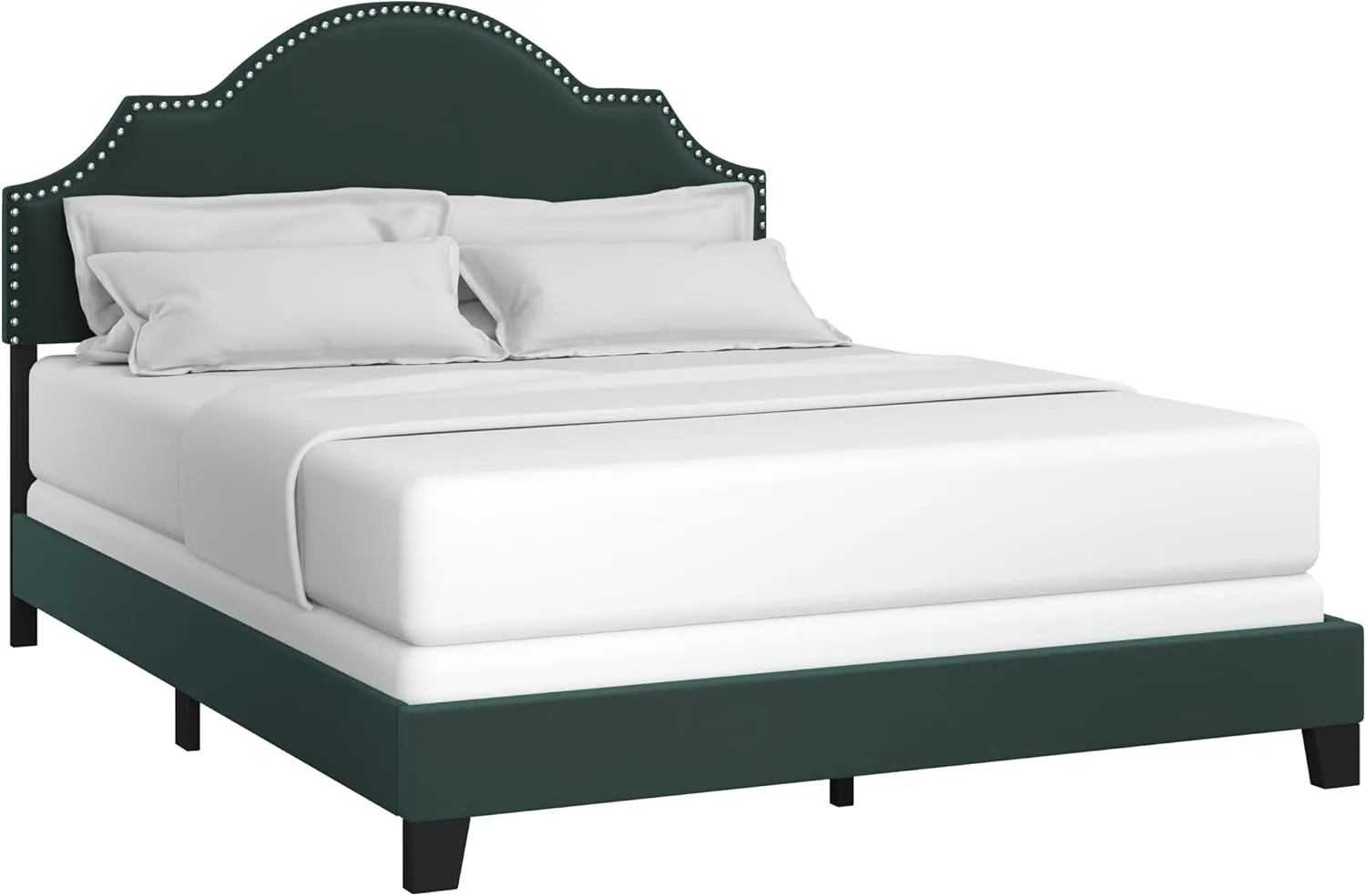 Hillsdale, Cynthia Upholstered Queen Bed, Green