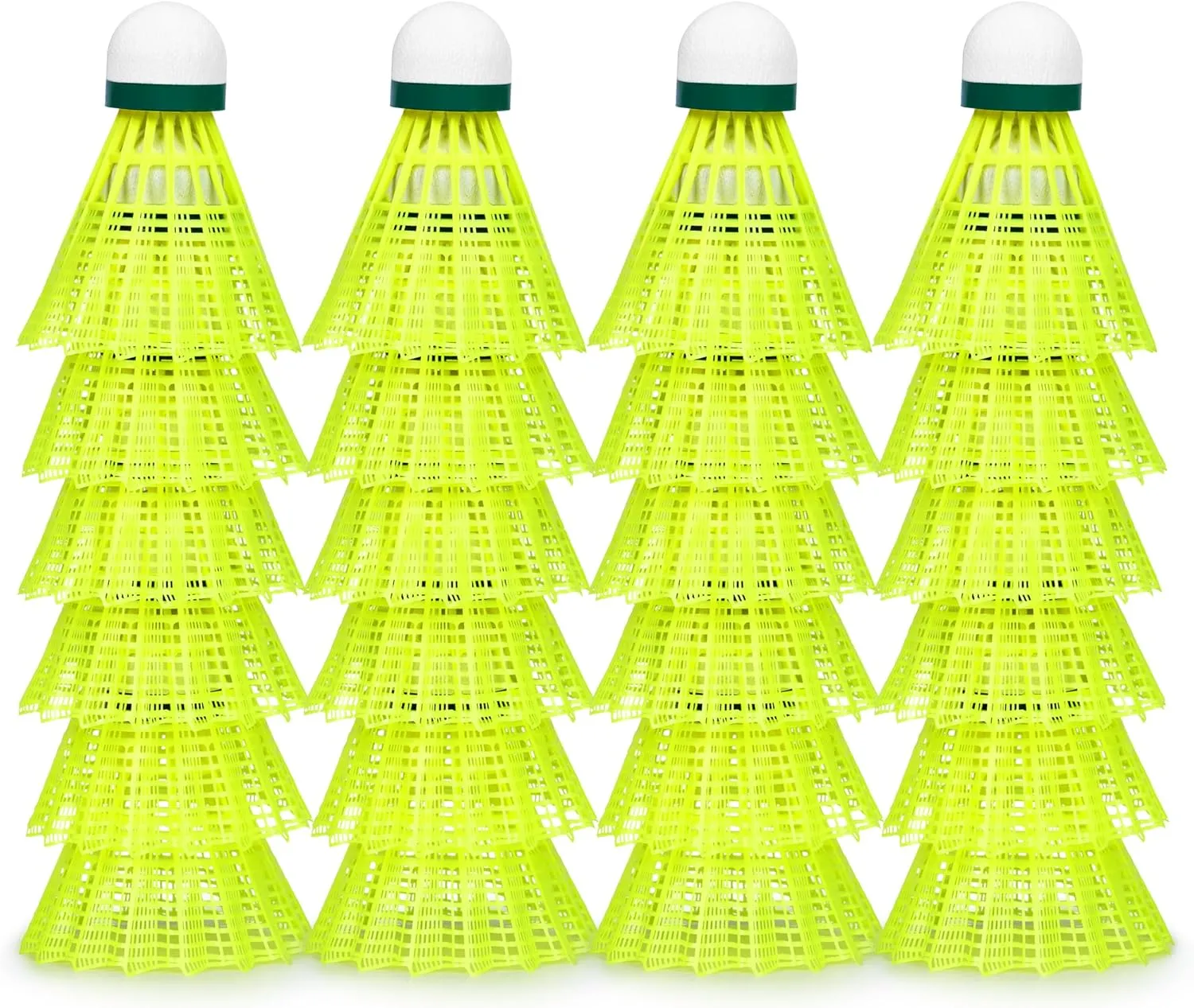 HIRALIY Badminton Birdies,Nylon Badminton Shuttlecocks with Stability Durability for Baseball Batting Practice Training,High Speed Birdie Balls for Backyards Indoor Outdoor Sports Activities