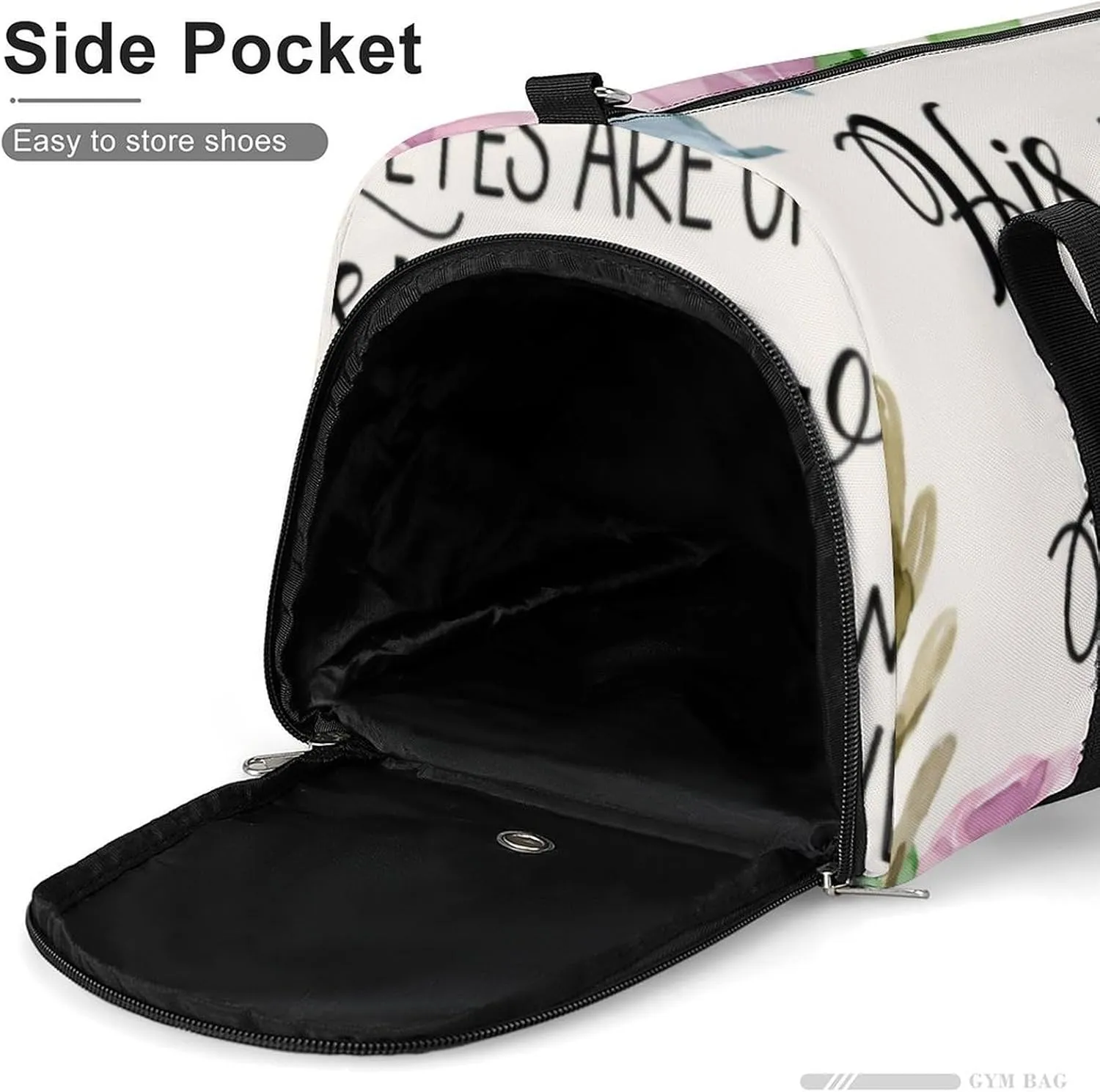 'His Eyes Are on The Sparrow Fitness Bag with Large Capacity Backpack And Waterproof Bag