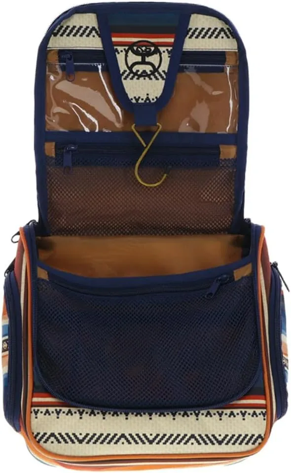 HOOEY Cowboy Kit Toiletry/Cosmetics Organizer Overnight Bag (Serape)