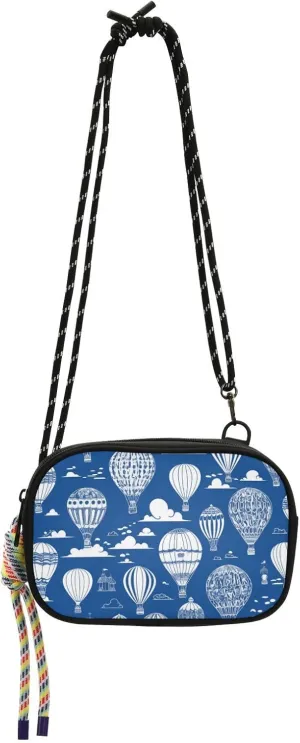 Hot Air Balloon Pop Navy Blue Womens Purses Crossbody Womens Trendy with Adjustable Strap Women's Shoulder Handbags Walk dog bolsos de hombro para mujer