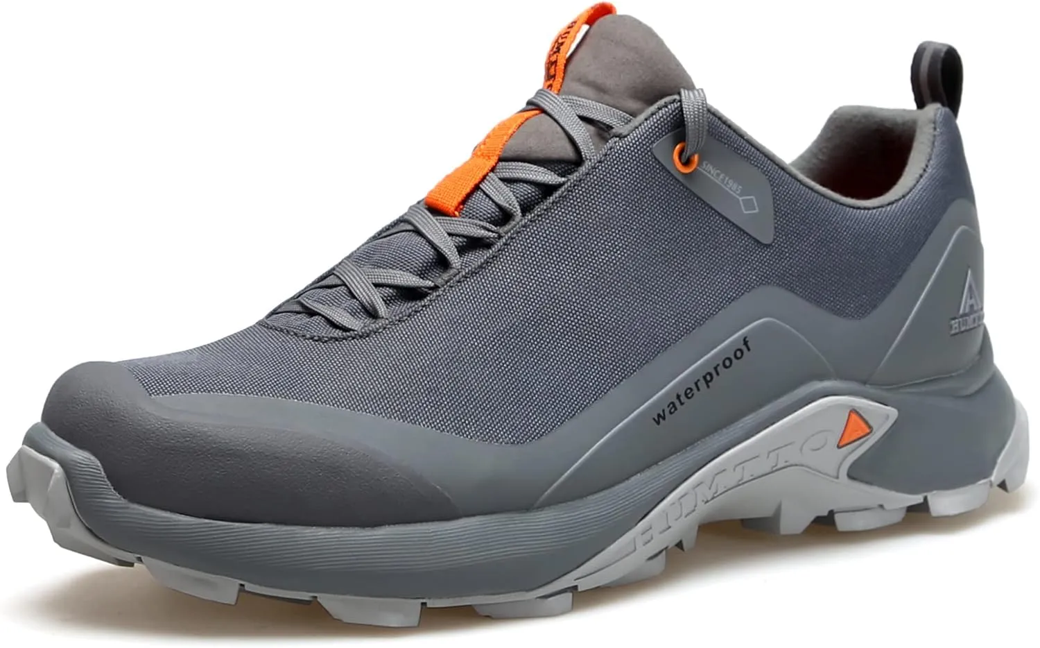 HUMTTO Men's All-Terrain Waterproof Hiking Shoes Lightweight Breathable Trekking Anti Slip Outdoor Trails Shoes