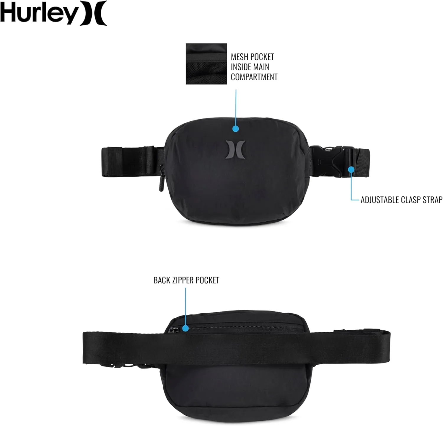 Hurley Men's Crossbody Bag