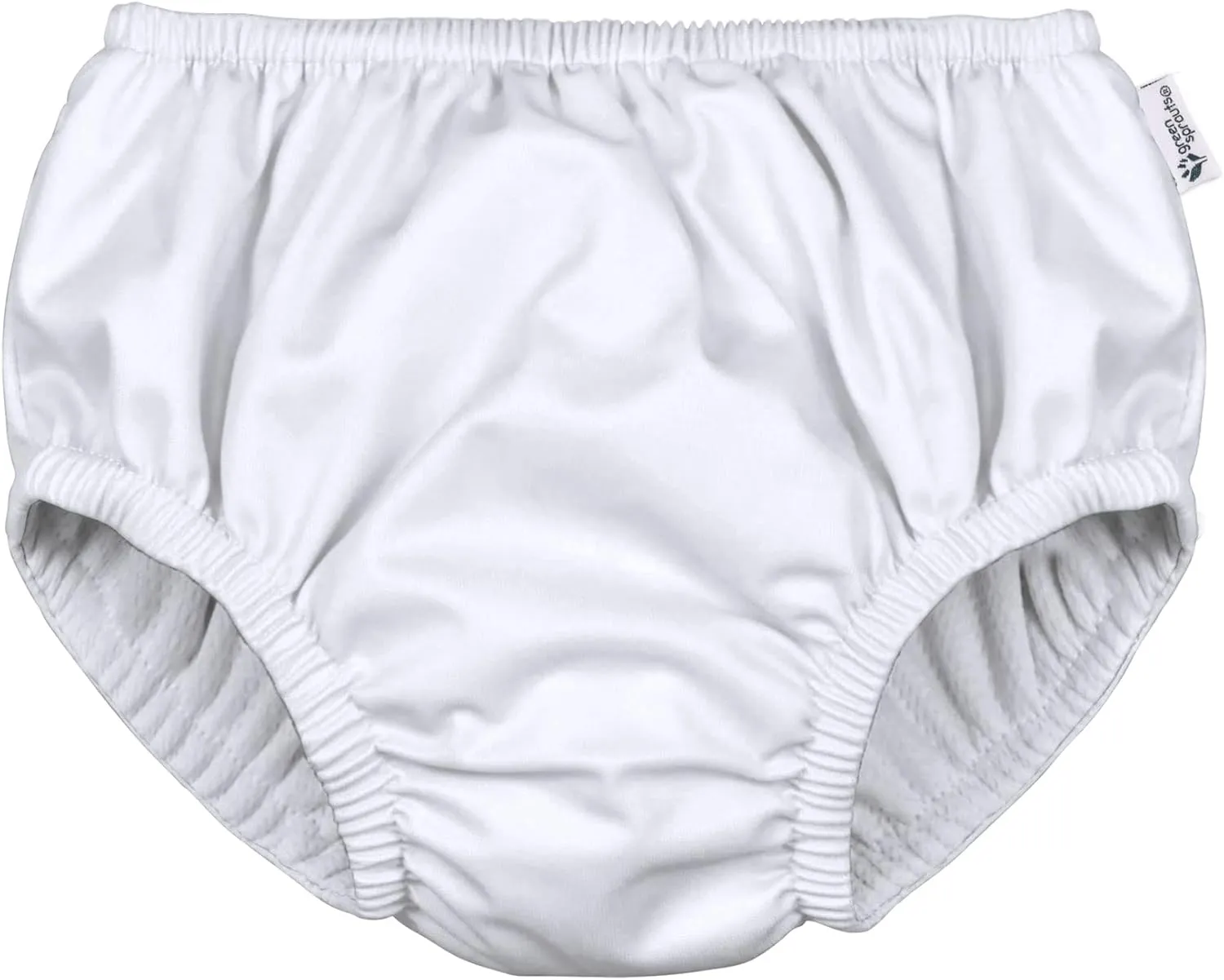 i play. by green sprouts Reusable, Eco Pull-up Swim Diaper, UPF 50, 24 mo, White, Patented Design, STANDARD 100 by OEKO-TEX Certified
