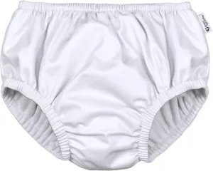 i play. by green sprouts Reusable, Eco Pull-up Swim Diaper, UPF 50, 24 mo, White, Patented Design, STANDARD 100 by OEKO-TEX Certified